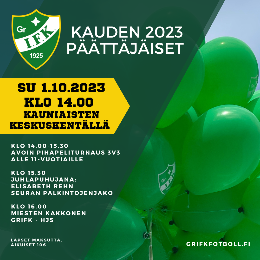 Kauden päättäjäistapahtuma 1.10.2023