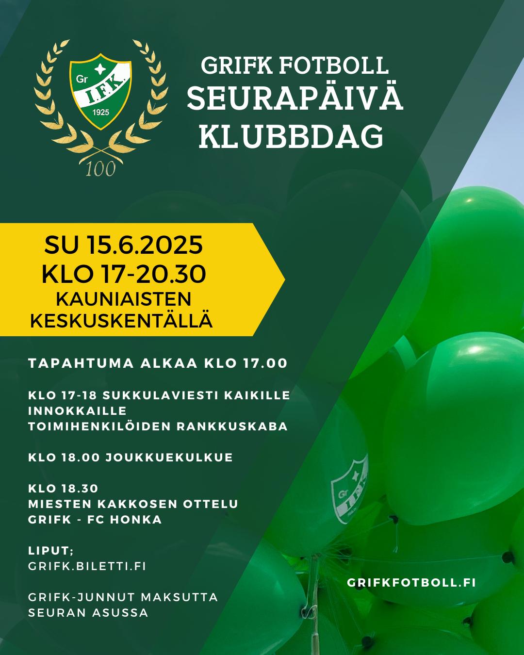 Seurapäivä 2025 kutsu Seurapäivä 2025 kutsu