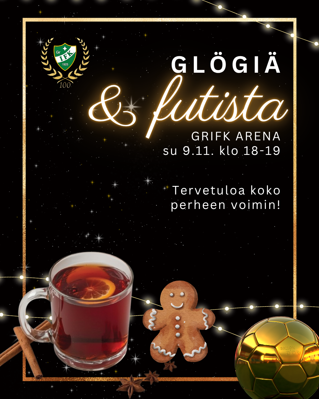 Glögiä & futista 9.11.2025