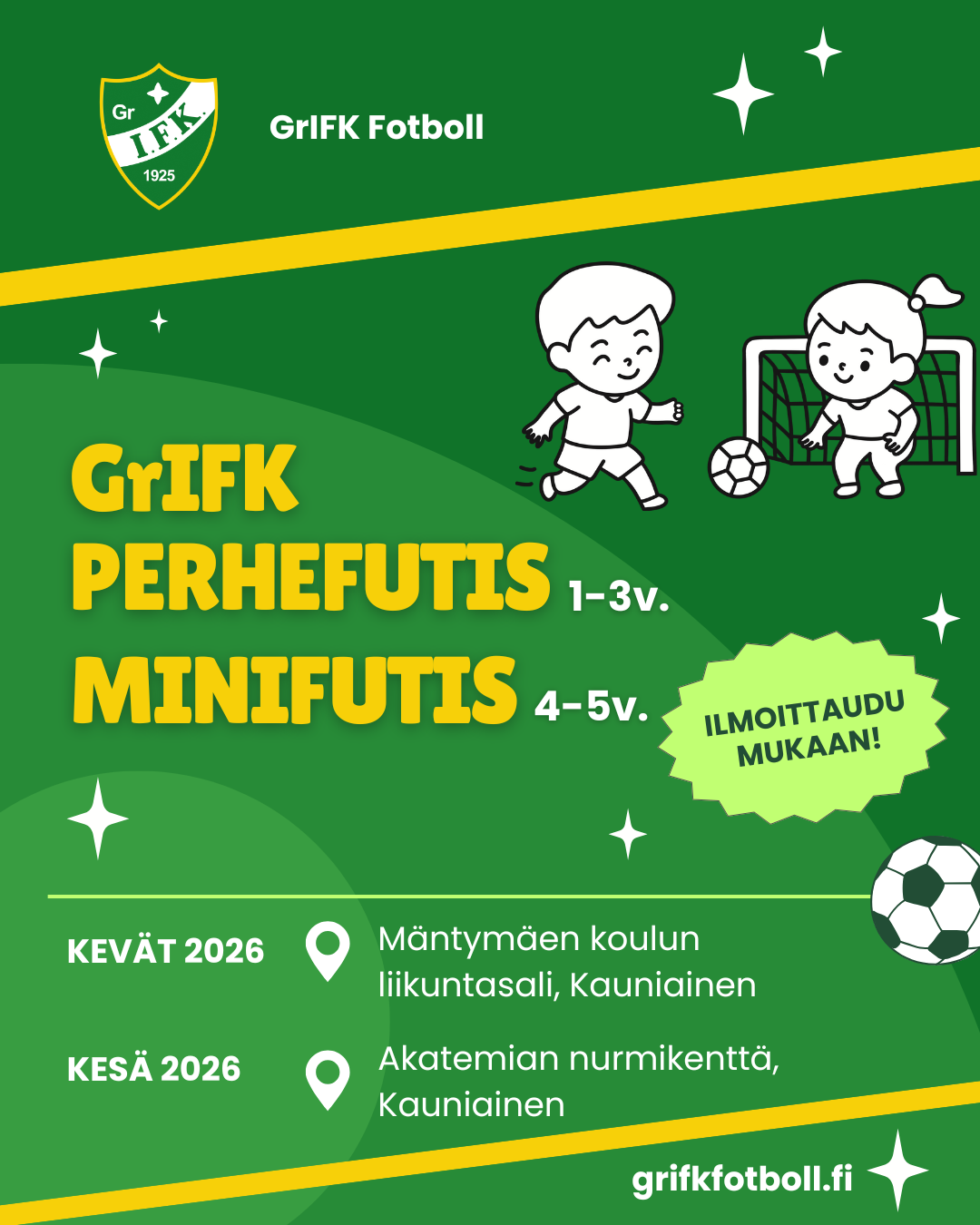 Mainokset mini + perhefutis 2026