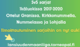Länsi-Uudenmaan Liiga käynnistyy kesällä 2027